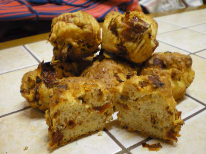 Muffins a la tomates sechee