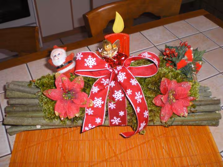 Redeco de noel en bois cete fois naturel