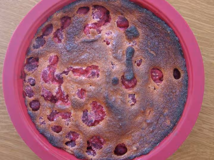 Tarte meringuee a la framboise