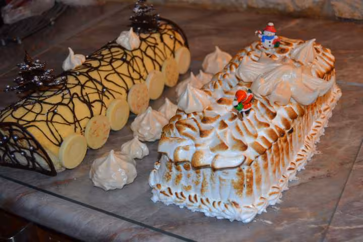Buche choco menthe ferriro glace italienne