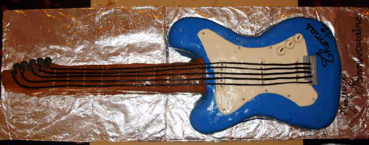 Gateau guitare
