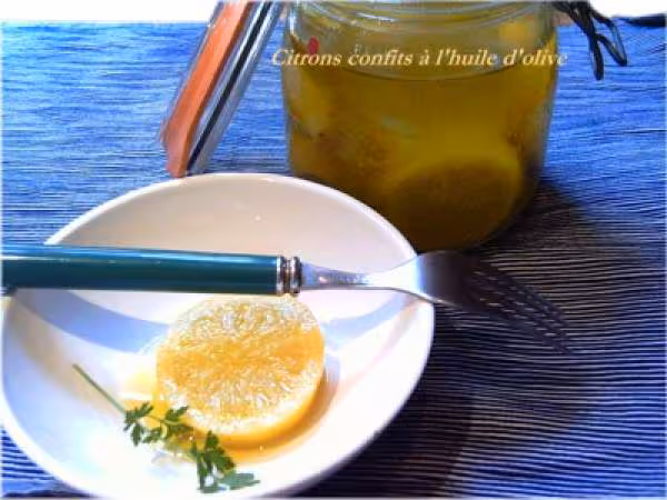 Citrons confits a l huile d olive
