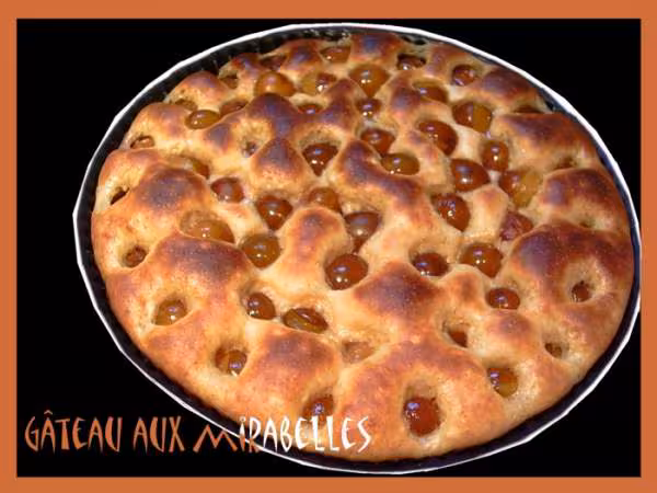 Gateau aux mirabelles