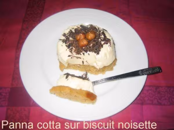 Panna cotta sur nutelloise