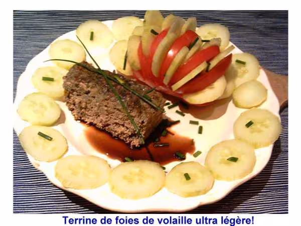 Terrine de foies de volaille ultra legere