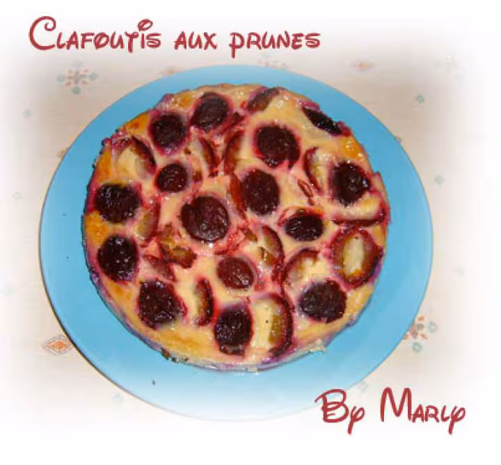 Clafoutis aux prunes