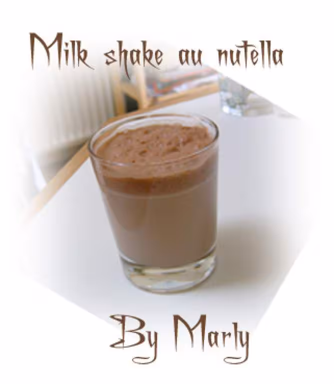 Milk shake au nutella
