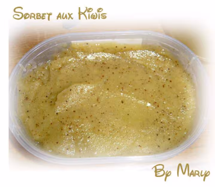 Sorbet aux kiwis