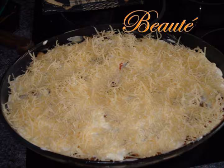 Aubergine gratinee a la bolognaise