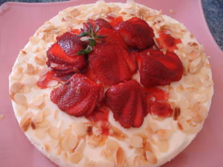 Bavarois aux fraises
