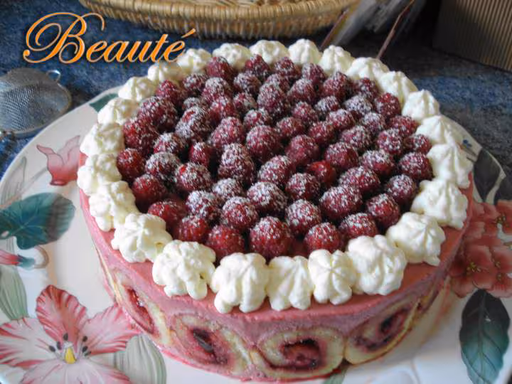 Bavarois aux framboises