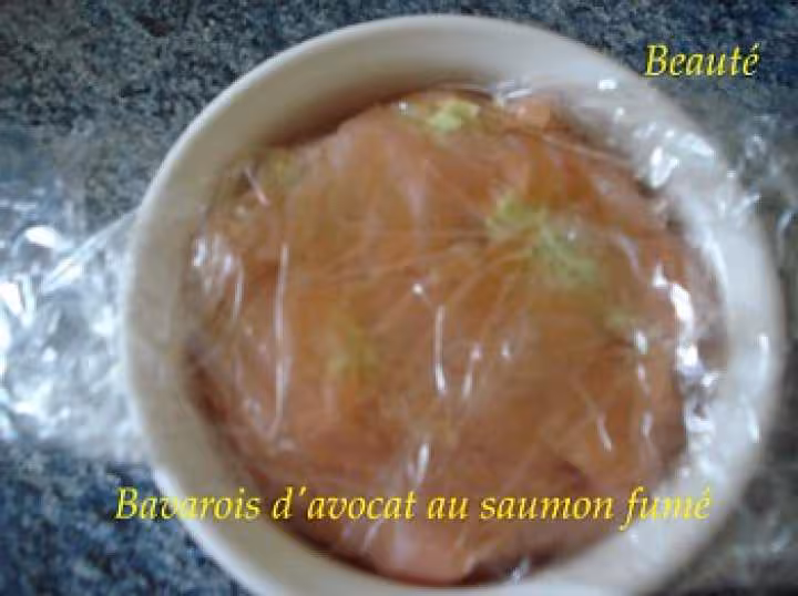 Bavarois d avocat au saumon fume