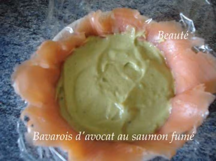 Bavarois d avocat au saumon fume