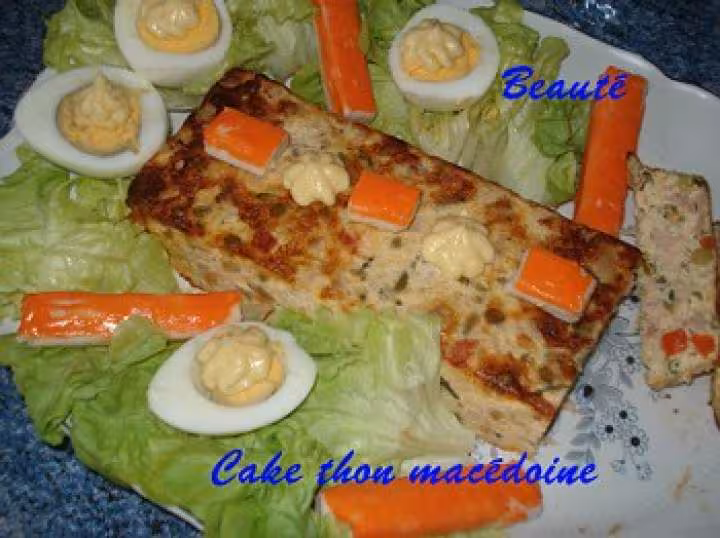 Cake thon macedoine