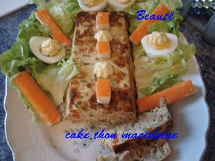 Cake thon macedoine