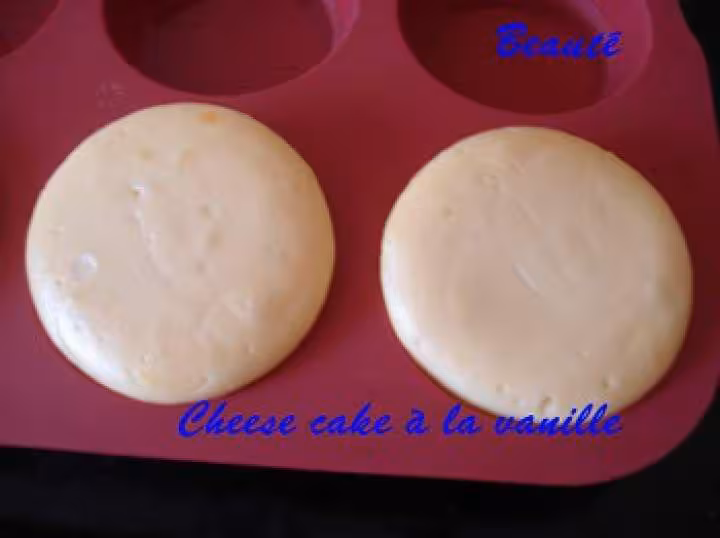 Cheese cake a la vanille