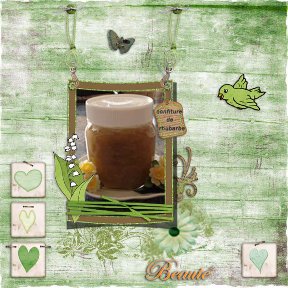 Confiture de rhubarbe