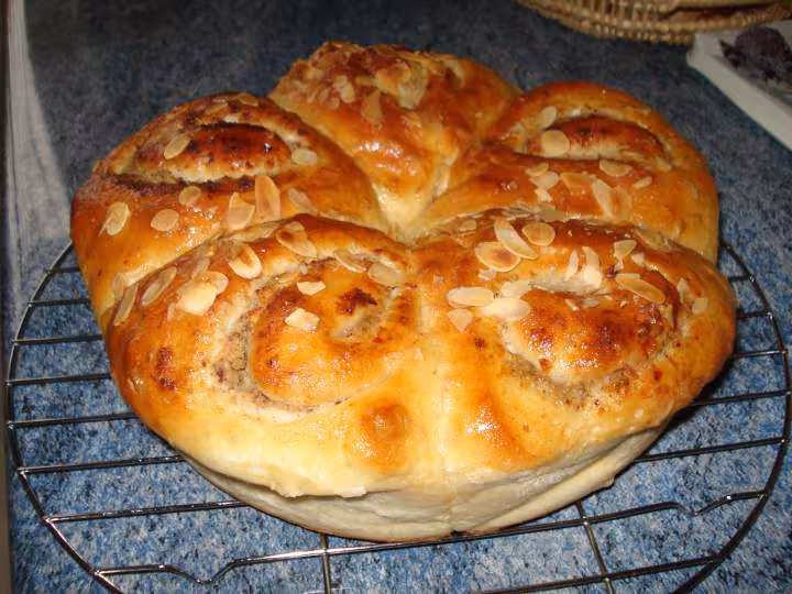 Couronne amandes et pomme