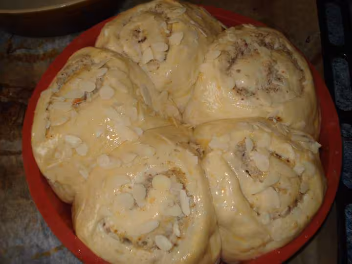 Couronne amandes et pomme