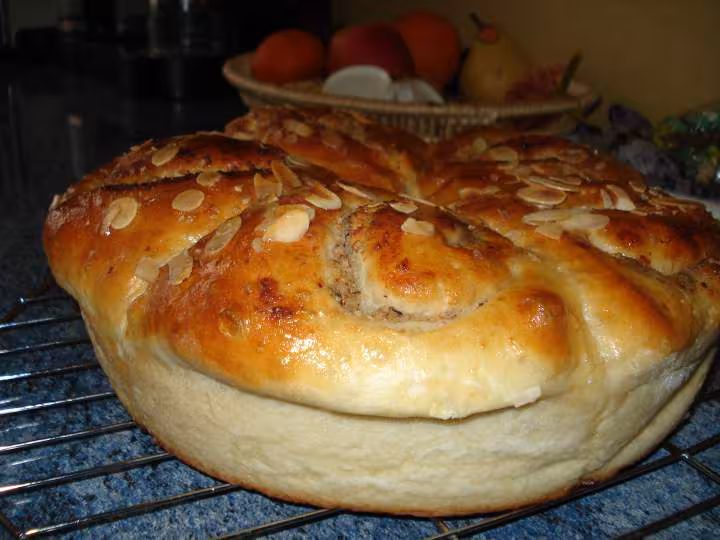 Couronne amandes et pomme