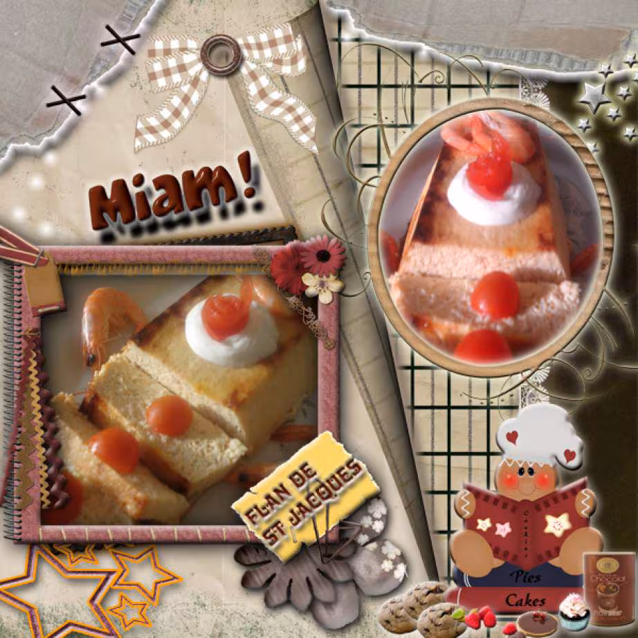 Flan de st jacques
