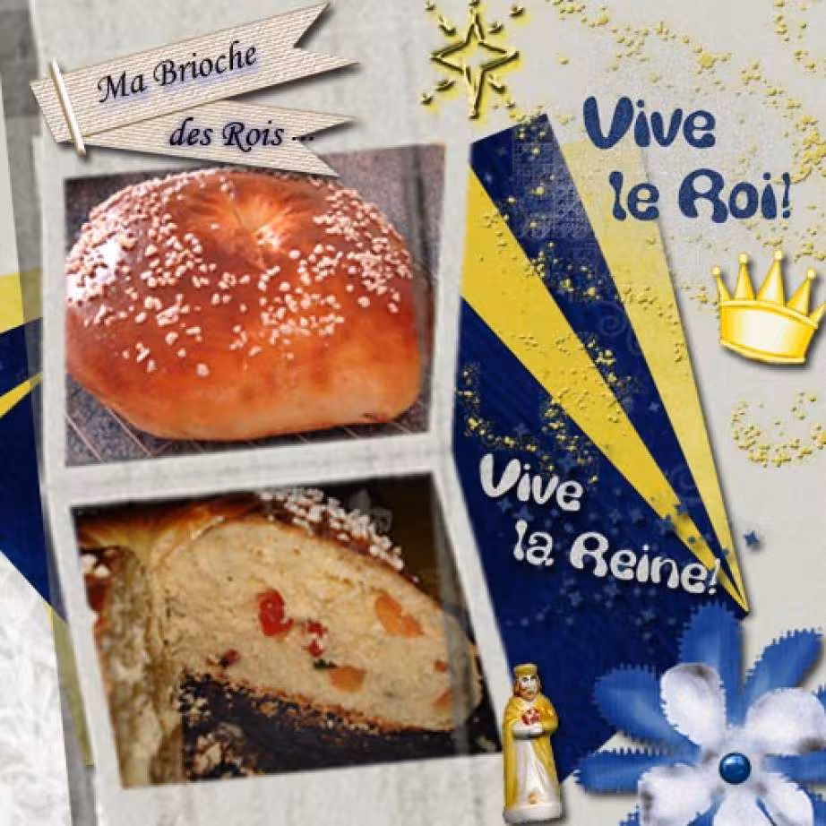 Galette des rois briochee