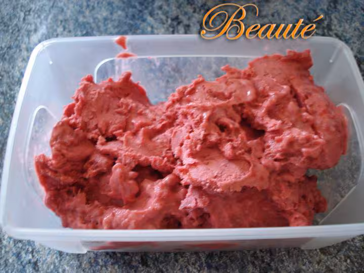 Glace a la framboise