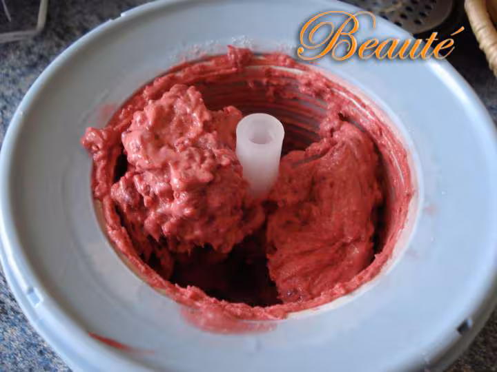 Glace a la framboise