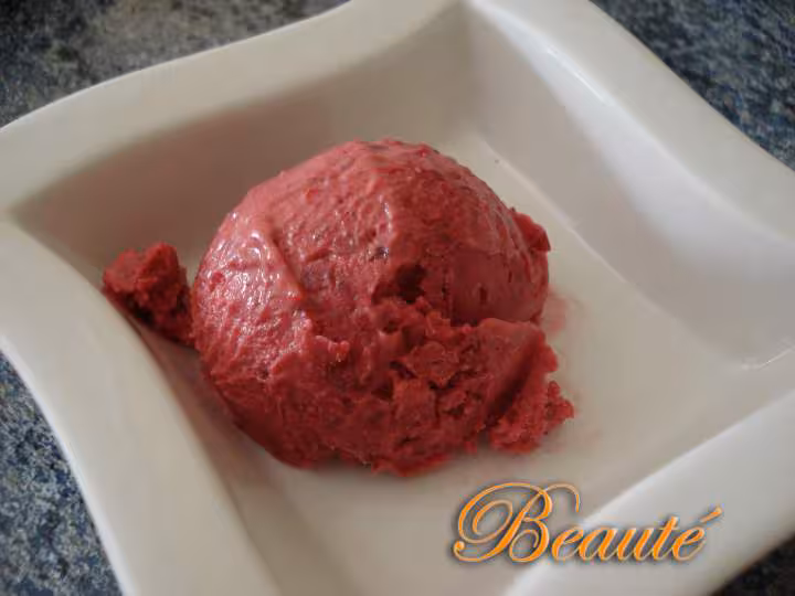 Glace a la framboise