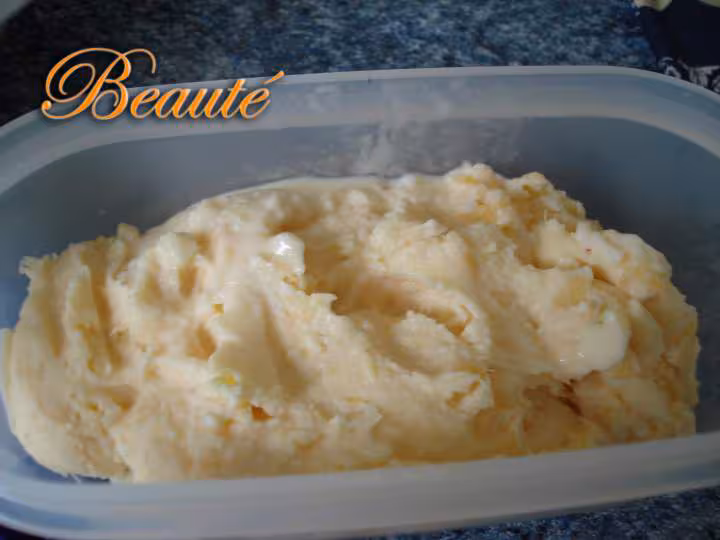Glace peches