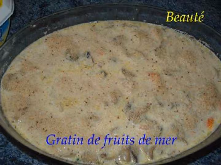 Gratin de fruits de mer