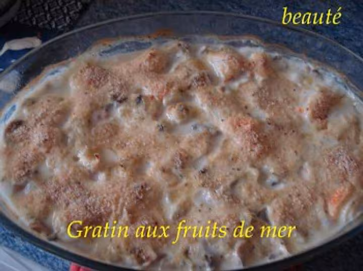 Gratin de fruits de mer