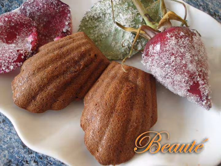 Madeleines au chocolat au c ur pralinoise coulant