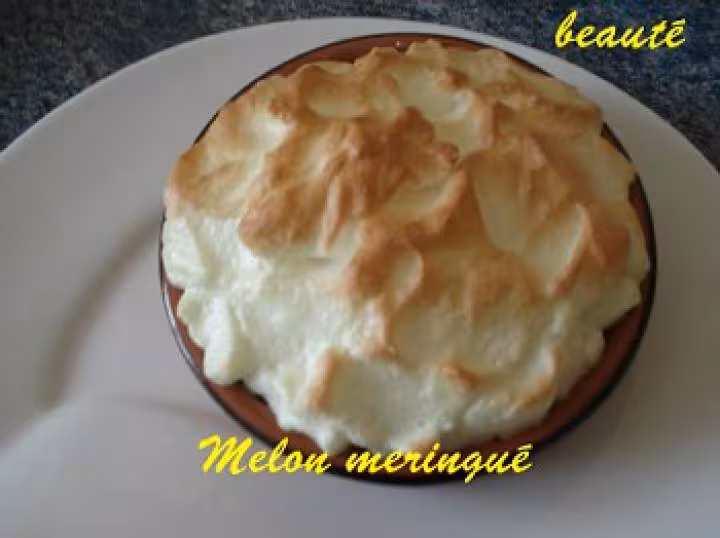 Melon meringue