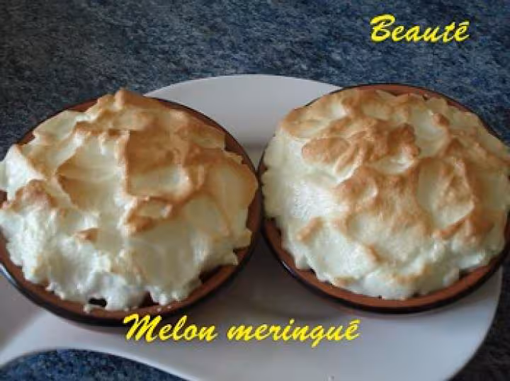 Melon meringue