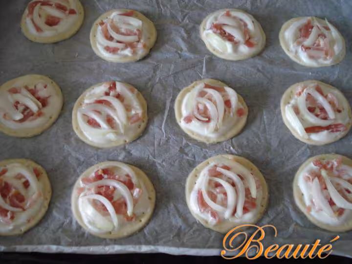 Mini flammenkuche