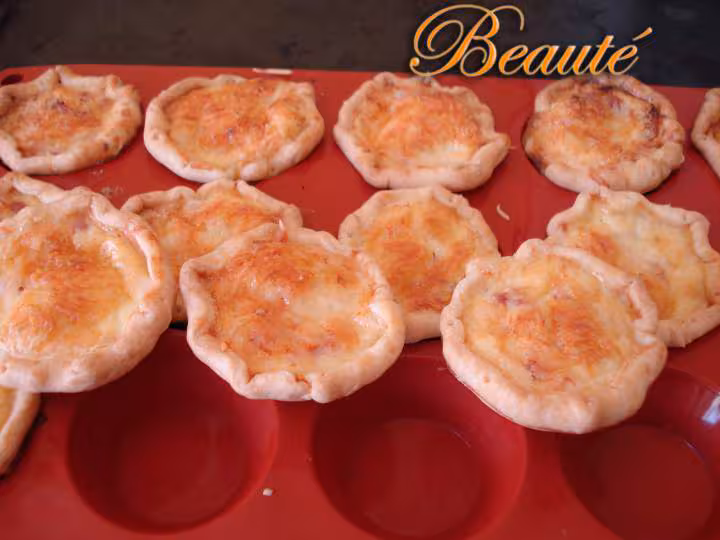 Minis quiches lorraines