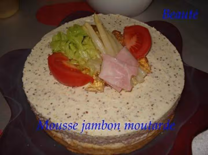 Mousse jambon moutarde