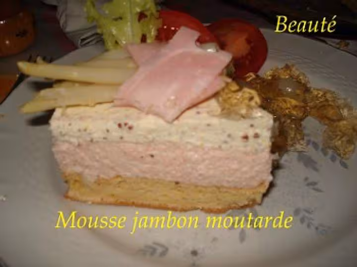 Mousse jambon moutarde