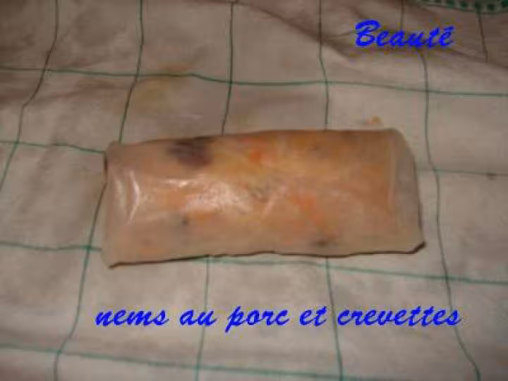 Nems au porc et crevettes