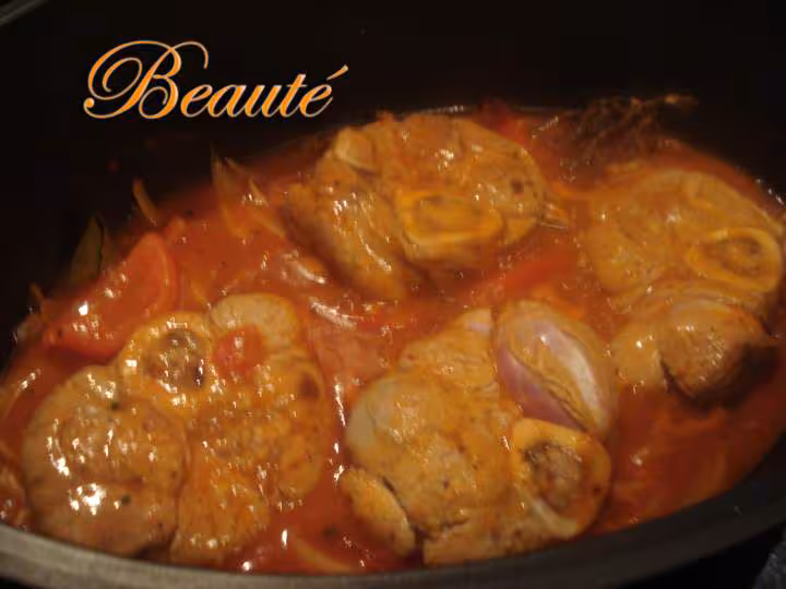 Osso buco a la milanaise