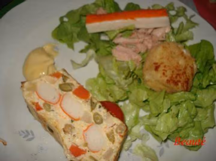 Pain de surimi a la macedoine