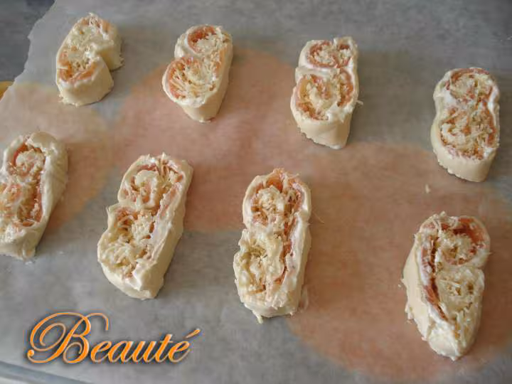 Palmiers au saumon fume