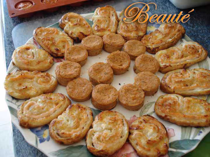 Palmiers au saumon fume