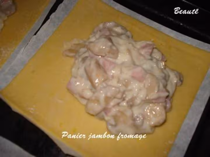 Panier jambon fromage