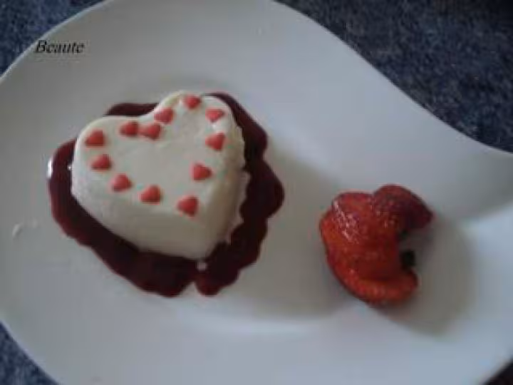 Pannacotta vanille fraises