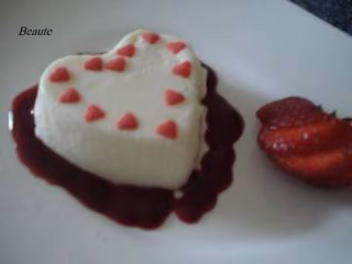 Pannacotta vanille fraises