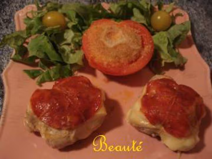Paupiettes de filet mignon au chorizo et tomates