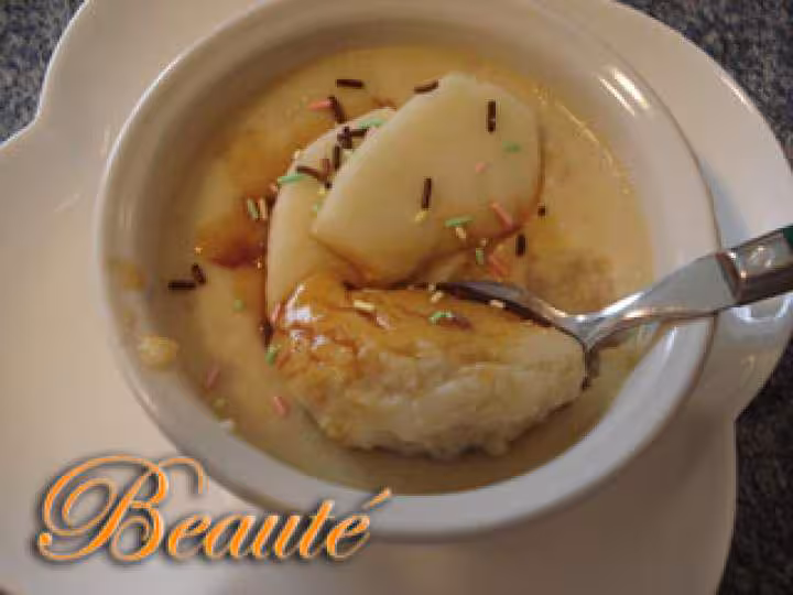 Petits flans de pommes