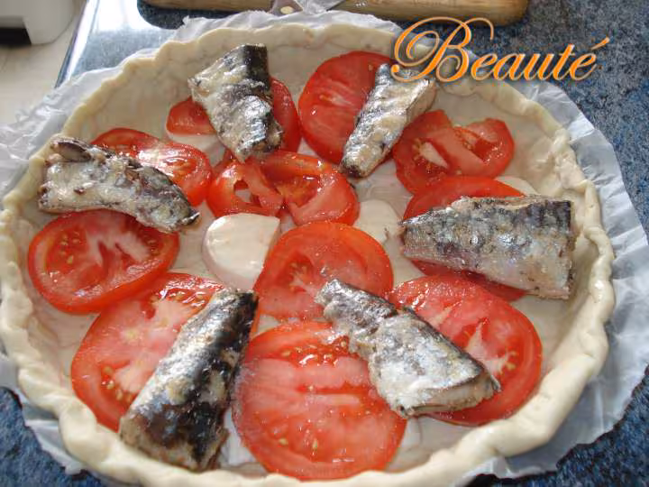 Quiche du soleil a la sardine